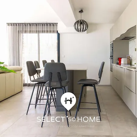 Select'sohome - Pour 6 Personnes Sur La De Cavalière - Parking Privé - 4 étoiles - Bluemoon *