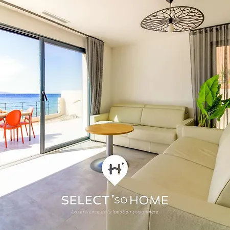 Select'sohome - Pour 6 Personnes Sur La De Cavaliere - Parking Prive, Acces - 4 Etoiles - Bluemoon Апартаменти Ле-Лаванду