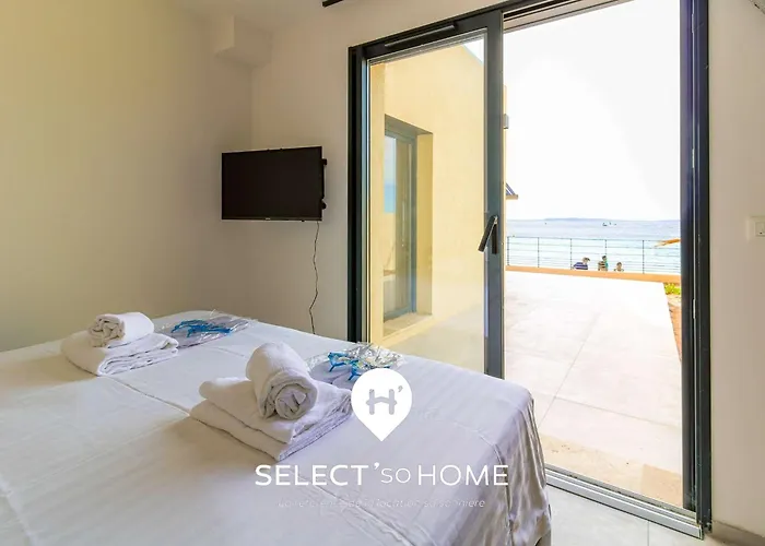 Select'sohome - Pour 6 Personnes Sur La De Cavaliere - Parking Prive, Acces - 4 Etoiles - Bluemoon Le Lavandou
